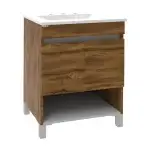 VANITORY SILVER NOGAL/ BACHA LOSA